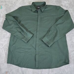 5.11 Tactical‎ Shirt Mens XL Green Long Sleeve Snap Button Up Outdoors Gorpcore